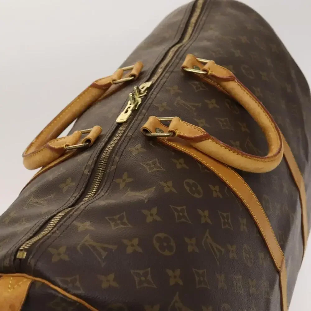 LOUIS VUITTON Monogram Keepall 55 Boston Bag M41424